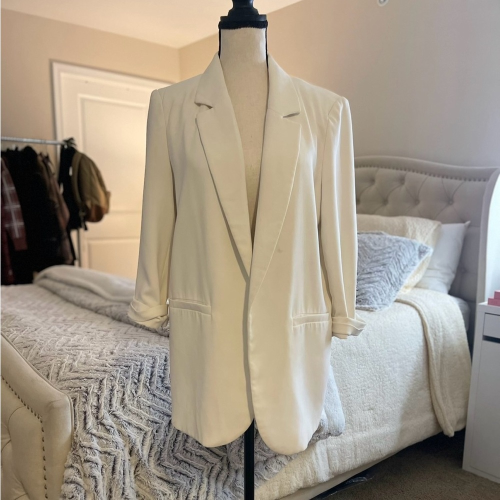 White Formal Blazer
